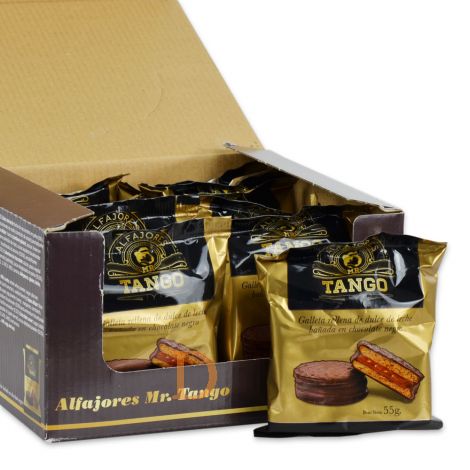 Alfajores Mr Tango Chocolat Negro 12